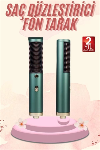 Saç Düzleştirici Fön Makinesi Saç Fırçası Profesyonel Üflemeli