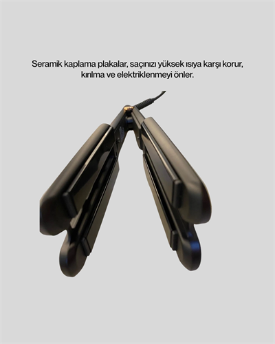 Saç Düzleştirici Seramik Plakalı 230C Hızlı Isınma 360° Kablo Yeni Nesil