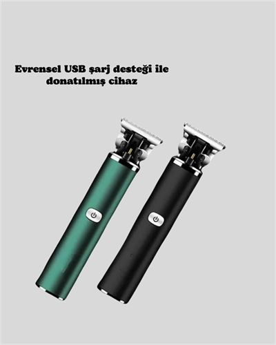 Saç Sakal Ense Paslanmaz Çelik T-Bıçak Vücut Tıraş Makinesi