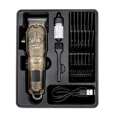 Saç Sakal Kesme Traş Makinesi Usb - Type-c Şarjlı - Led Gösterge 3-7-9-12mm Tarak Mr-7800 Bx40