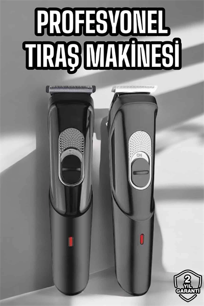 Saç Sakal Vücut Şarjlı Kablosuz Tıraş Makinesi Profesyonel Paslanmaz Çelik