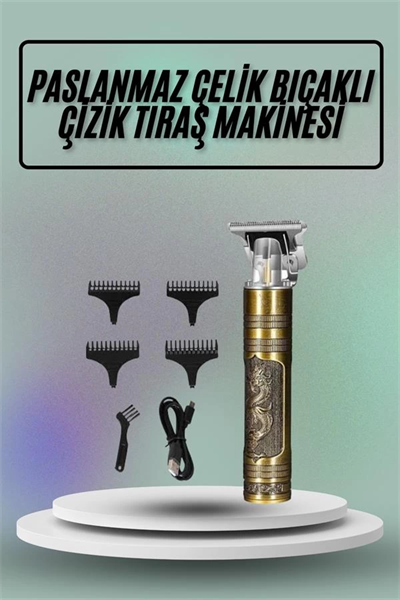 Saç Sakal Vücut Tıraş Makinesi Çizik Atma Makinesi Paslanmaz Çelik