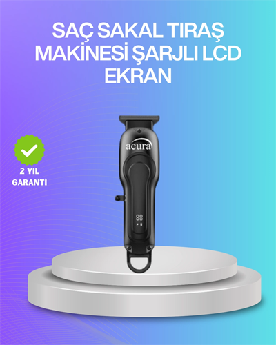 Saç Sakal ve Vücut İçin Çok Amaçlı Kablosuz Tıraş Makinesi
