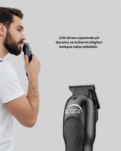 Saç Sakal ve Vücut İçin Çok Amaçlı Kablosuz Tıraş Makinesi