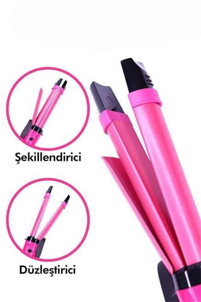 Saç Şekillendirici Düzleştirici ve Maşa Özellikli Şekillendirici Seramik Kaplama