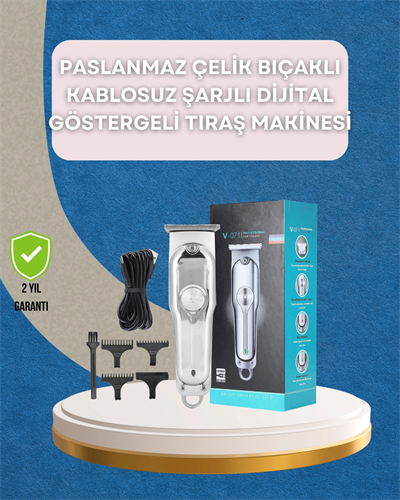 Saç ve Sakal Kesme Makinesi – Şarjlı, Profesyonel Performans, Ayarlanabilir Uzunluk