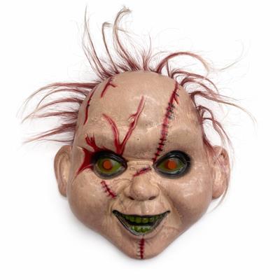 Saçlı Çaki Korku Maskesi – Gerçekçi Dikişli ve Detaylı Maske (3936)