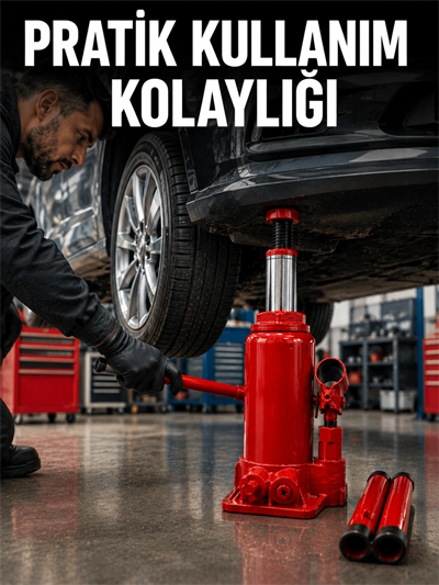 Sağlam Taban Yapılı Güvenilir Hidrolik Şişe Kriko