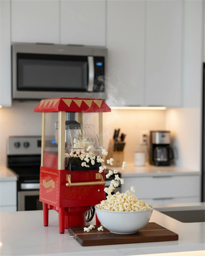 Sağlıklı Atıştırmalıklar İçin Yağsız Popcorn Makinesi