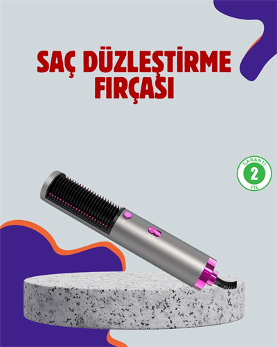 Salon Kalitesinde Saç Bakımı Sunan Şekillendirici Fırça