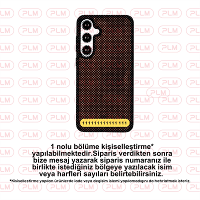 Samsung Galaxy S25 Plus Uyumlu, Hakiki Deri, El Yapımı Arka Kapak, Antik Kahve