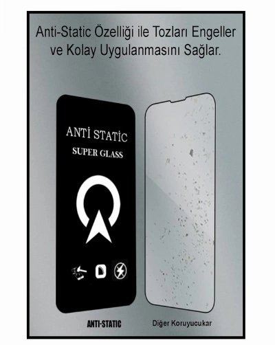 Samsung S26 Ultra 6d Anti Static Temperli Cam Ekran Koruyucu Kırılmaz Full Kaplama