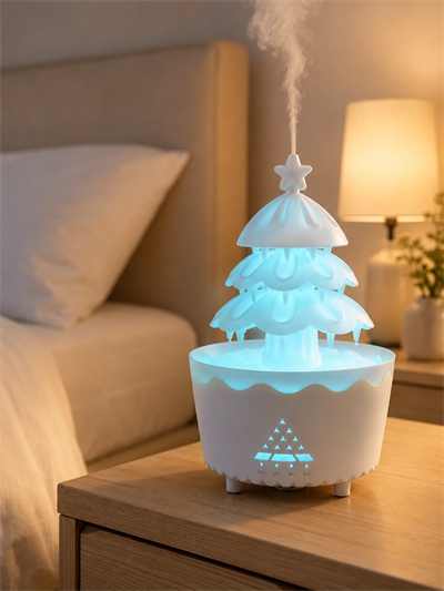 Şans Ağacı 250 ML Ultrasonik Hava Nemlendirici RGB Işıklı Aroma Difüzörü