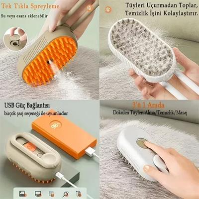 Saplı Buharlı Kedi Tarağı (3936)