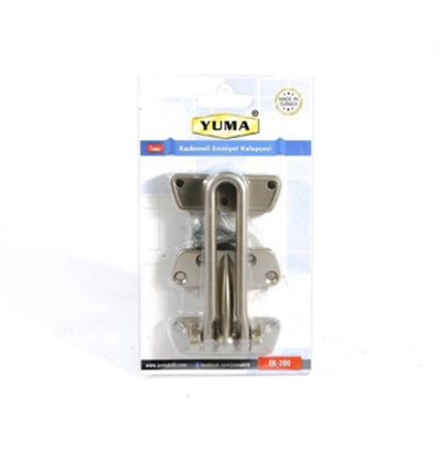 Sarı Çelik Kapı Emniyet Kelepçe Bx40
