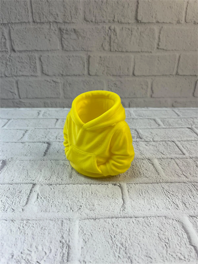 Sarı Hoodie Kalemlik 10x10 cm Masa Üstü Düzenleyici