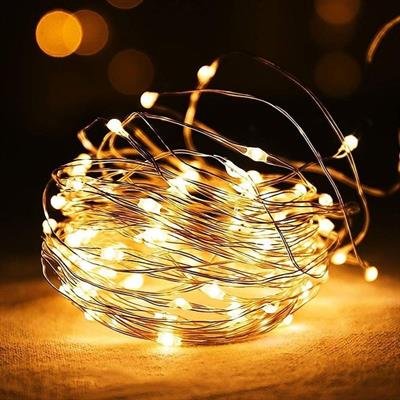 Sarı Peri LED Flaşlı Işık – 3 Metre Dekoratif Oda ve Organizasyon Aydınlatması (3936)