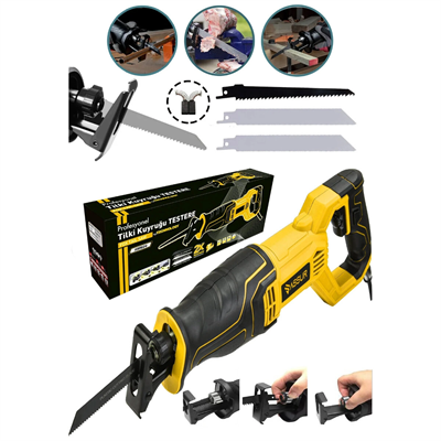 Sarı Tilki Kuyruğu Elektrikli Testere 230v 0-2800 Rpm Asr-624 Bx40
