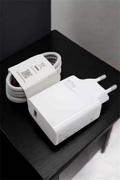 Şarj Aleti 67W Hızlı Şarj Turbo Type-C Uyumlu Şarj Adaptörü Kablosu