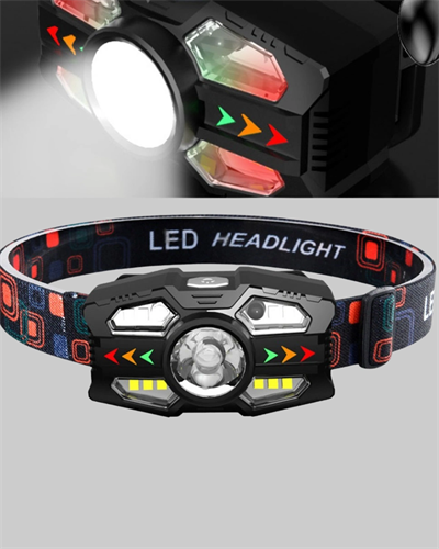 Şarj Edilebilir LED Far Hareket Sensörlü 5 Modlu Outdoor