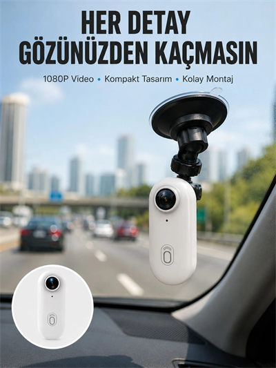 Şarj Edilebilir Uzun Ömürlü Mini Spor Kamera Full HD Yeni Nesil