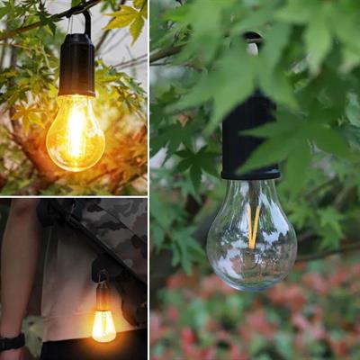 Şarj Olabilen 3 Farklı Mod LED'li Kendiliğinden Asma Kancalı Kamp,Dış Cephe Lambası (3936)