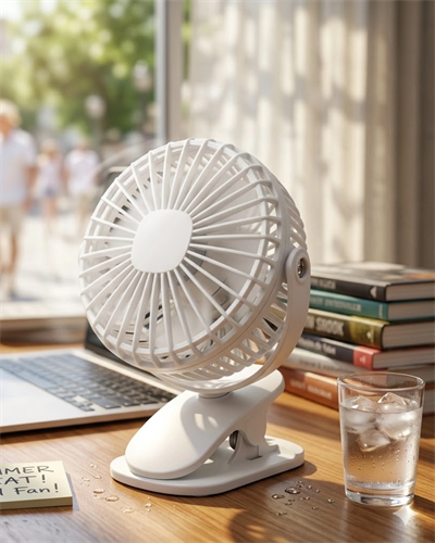 Şarjda ve Fişte Çalışabilen Portatif Mini Fan