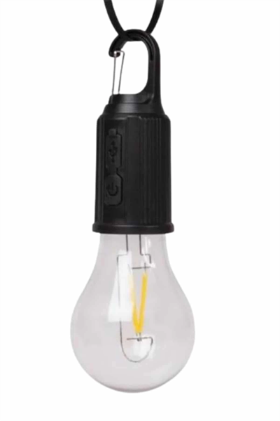 Şarjlı Aydınlatma Ampul Tasarımlı Ambians Işık Askılı Kamp Lambası
