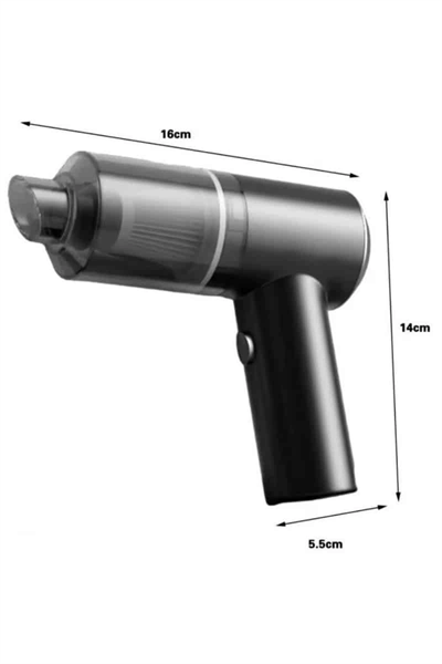 Şarjlı Çok Fonksiyonlu El Süpürgesi Mini Vakumlu Araç Süpürgesi