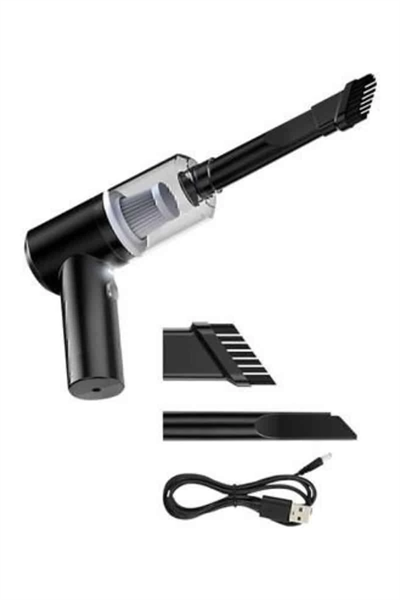 Şarjlı Çok Fonksiyonlu El Süpürgesi Mini Vakumlu Araç Süpürgesi