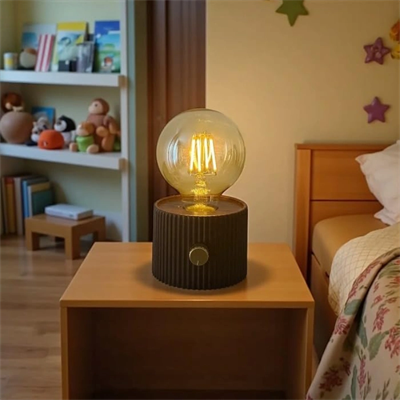Şarjlı Dekoratif Masa Lambası - Kademesiz Dimmer - Type-C Bağlantılı