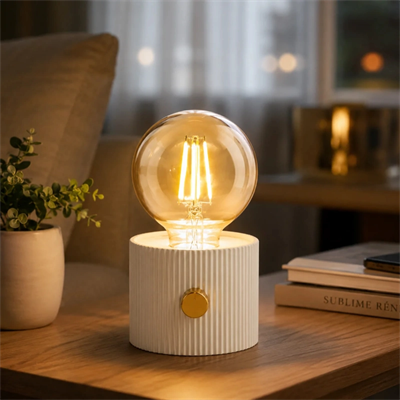 Şarjlı Dekoratif Masa Lambası - Kademesiz Dimmer - Type-C Bağlantılı