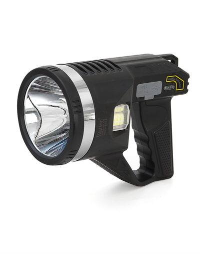 Şarjlı Dev Boy El Feneri Tripod Ayaklı Parlak Led El Lambası Kamp, Av Ve Güvenlik İçin İdeal