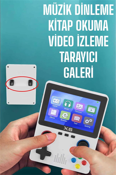 Şarjlı El Atarisi 3.5 İnç Ekran Kitap Okuma, Müzik Dinleme Ve Video İzleme