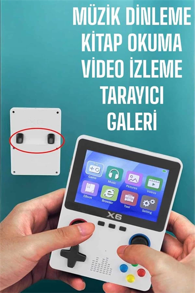 Şarjlı El Atarisi 3.5 İnç Ekran Kitap Okuma, Müzik Dinleme Ve Video İzleme