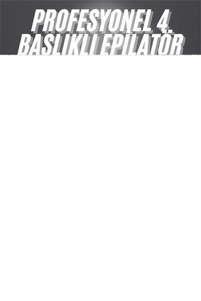 Şarjlı Epilasyon Cihazı Çok Başlıklı Ayak Bakımına Uygun Epilatör Aleti