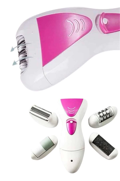 Şarjlı Epilasyon Cihazı Çok Başlıklı Ayak Bakımına Uygun Epilatör Aleti