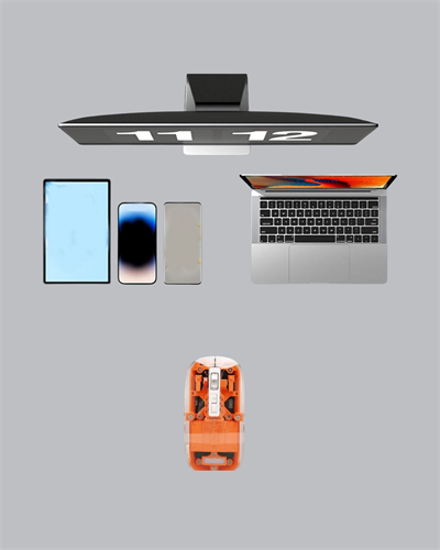 Şarjlı Ergonomik Fare – 1600 DPI, Sessiz Tıklama Özellikli