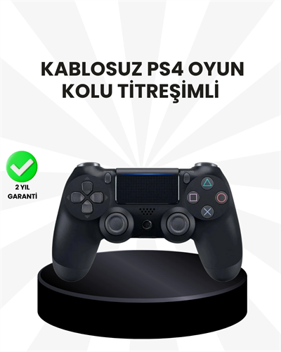 Şarjlı Kablosuz PS4 Oyun Kolu Titreşimli Hassas Kontrol