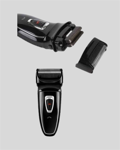 Şarjlı Kablosuz Tıraş Makinesi Çift Başlık Kuru Tıraş Ergonomik Taşınabilir