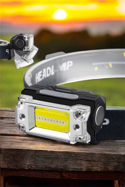 Şarjlı Kafa Feneri Suya Dayanıklı Ayarlanabilir Kamp Feneri