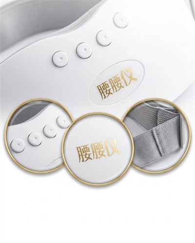 Şarjlı Kızılötesi Isı Terapili Titreşimli Bel ve Rahim Destek Kemeri USB 45-50 Derece Ayarlı