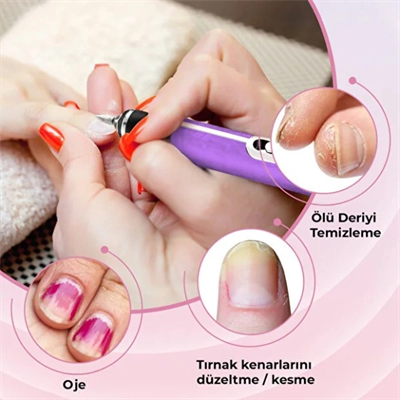 Şarjlı Manikür Pedikür Tırnak Bakım Seti