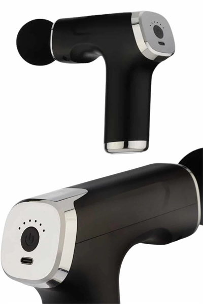 Şarjlı Masaj Tabancası 4 Başlıklı Mini Masaj Tabancası ve Masaj Aleti