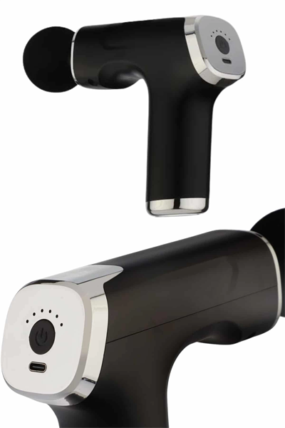 Şarjlı Masaj Tabancası 4 Başlıklı Mini Masaj Tabancası ve Masaj Aleti