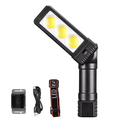 Şarjlı Mıknatıslı Çalışma Lambası Kafa Işığı Wt-706