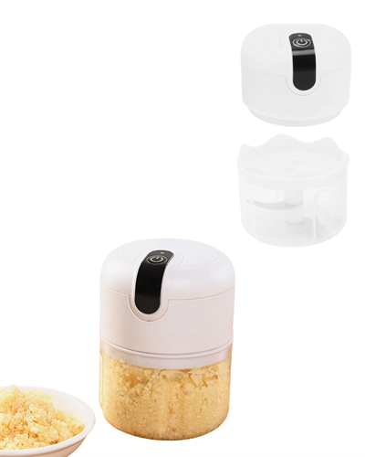 Şarjlı Mini Sarımsak Doğrayıcı USB Şarjlı 250 ml