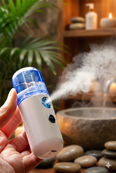 Şarjlı Mini Yüz Nemlendirici Dezenfektan Cihazı Mist Sprayer