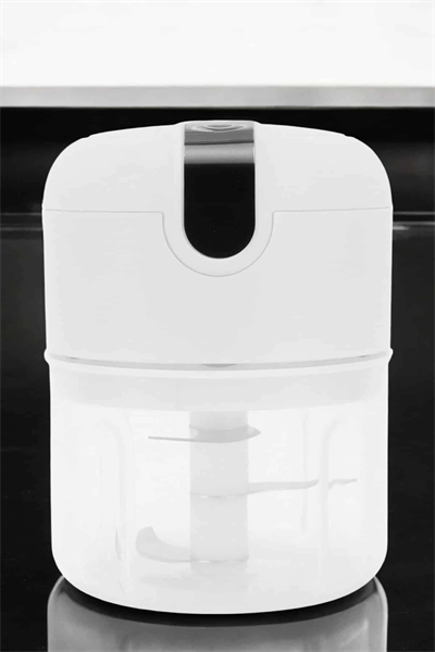 Şarjlı Portatif Doğrayıcı Mini Pratik Rondo El Doğrayıcı Üç Bıçaklı Çelik Bıçaklı