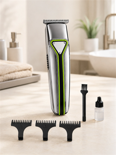 Şarjlı Saç Sakal Tıraş Makinesi T Başlıklı 1 2 3 mm Taraklı Kablolu ve Kablosuz Kullanım